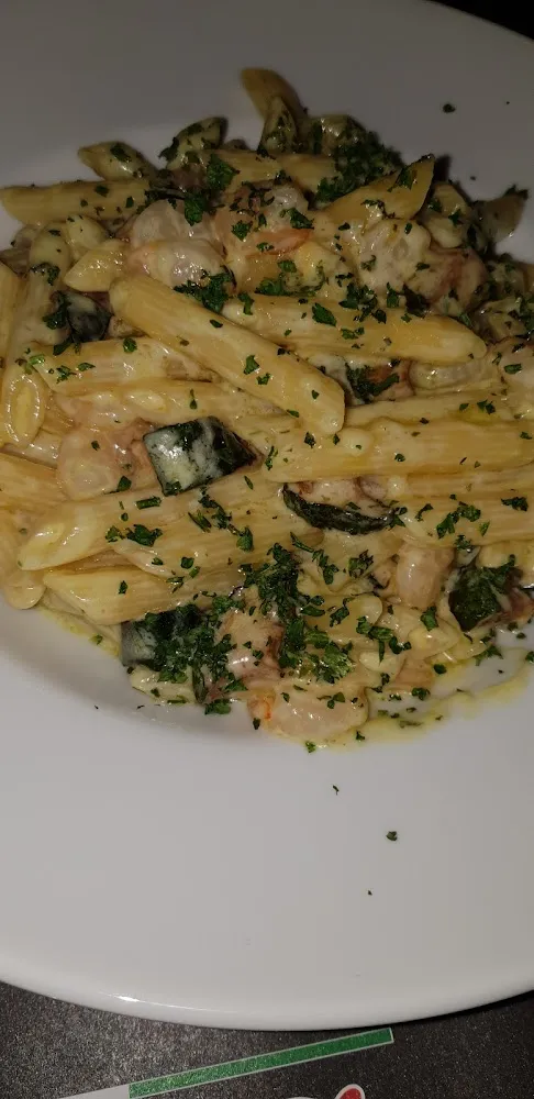 Pennes Aux Crevettes Et Courgettes